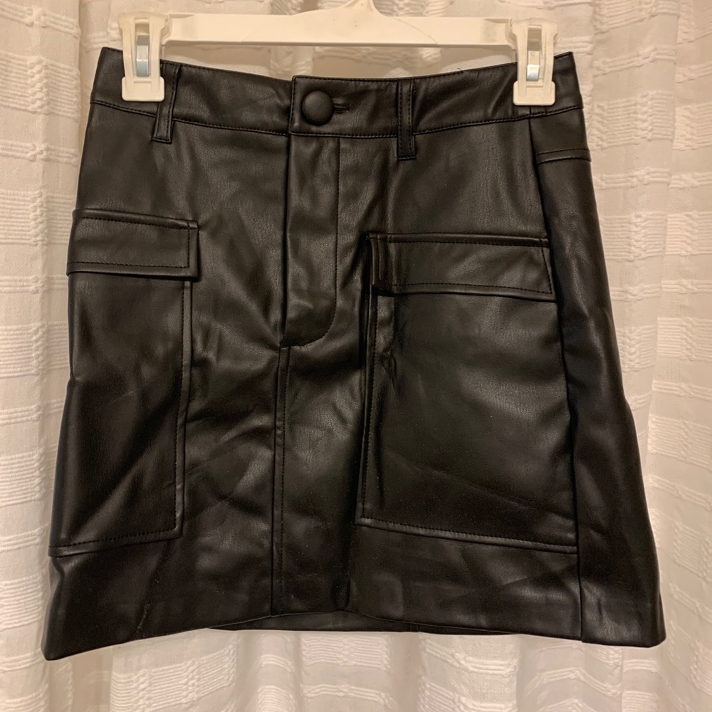 Zara black mini skirt